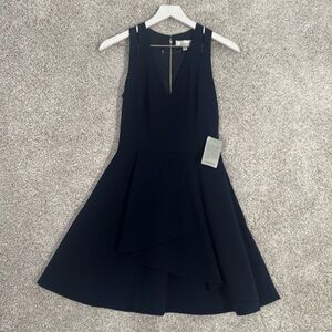 New Adelyn Rae Asymmetrical‎ and Flare Dress w/Pockets Sz XS